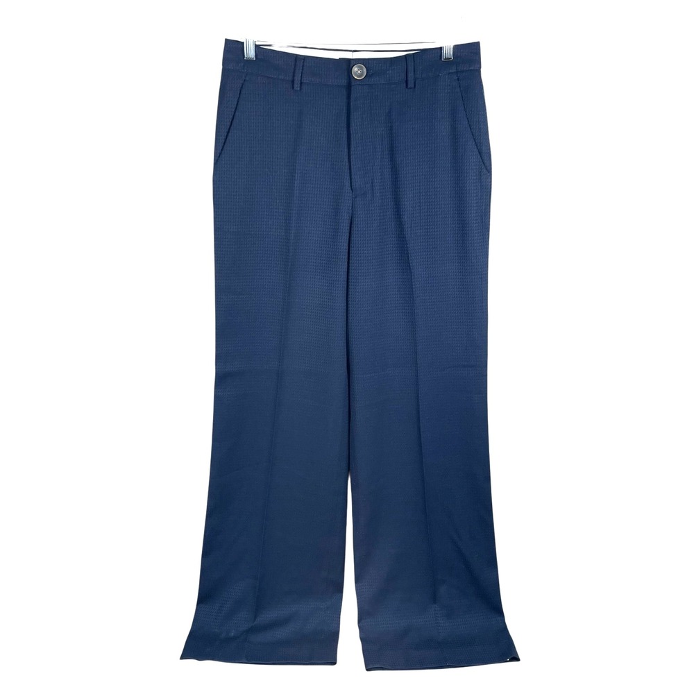 Scotch & Soda Womens Edie Wide‎ Leg Pants 30 Navy Blue Winter Edition Stretch